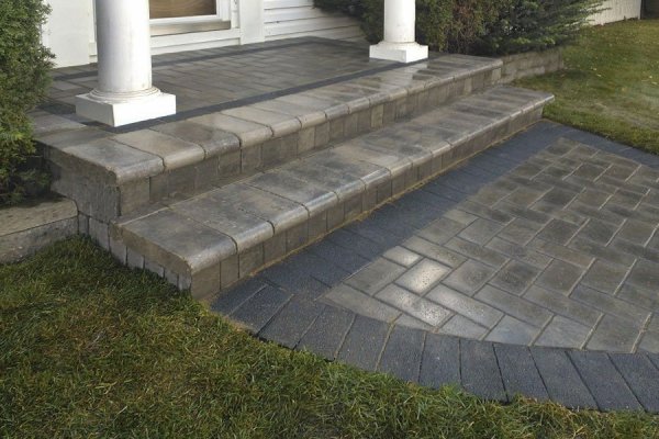 Brick-Paving,-House-Entrance, Steps